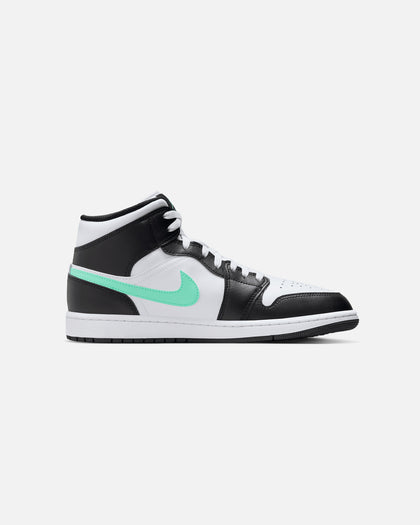 Jordan Air Jordan 1 Mid White/Green Glow