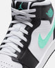 Jordan Air Jordan 1 Mid White/Green Glow