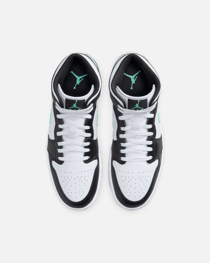 Jordan Air Jordan 1 Mid White/Green Glow