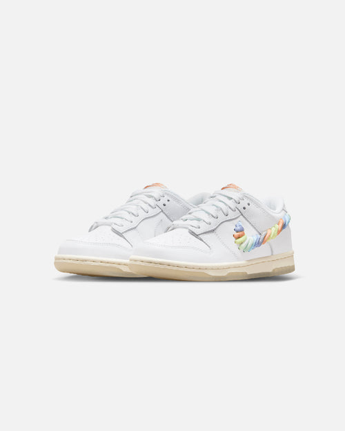 Nike Kids' Dunk Low (GS) White/Multi-coloured
