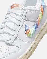 Nike Kids' Dunk Low (GS) White/Multi-coloured