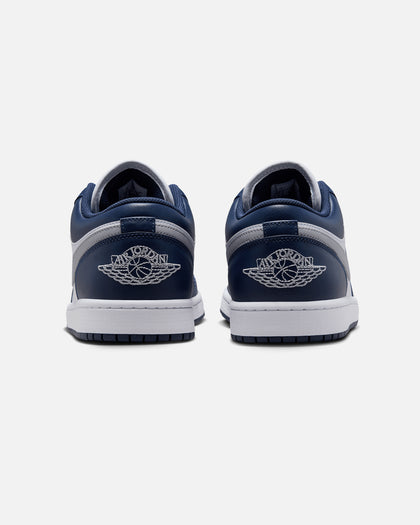 Jordan Air Jordan 1 Low "Midnight Navy" White/Wolf Grey