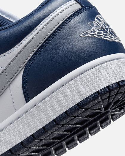 Jordan Air Jordan 1 Low "Midnight Navy" White/Wolf Grey