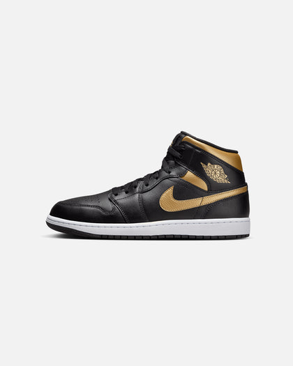 Jordan Air Jordan 1 Mid "Metallic Gold" Black/Metallic