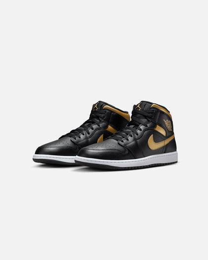 Jordan Air Jordan 1 Mid "Metallic Gold" Black/Metallic