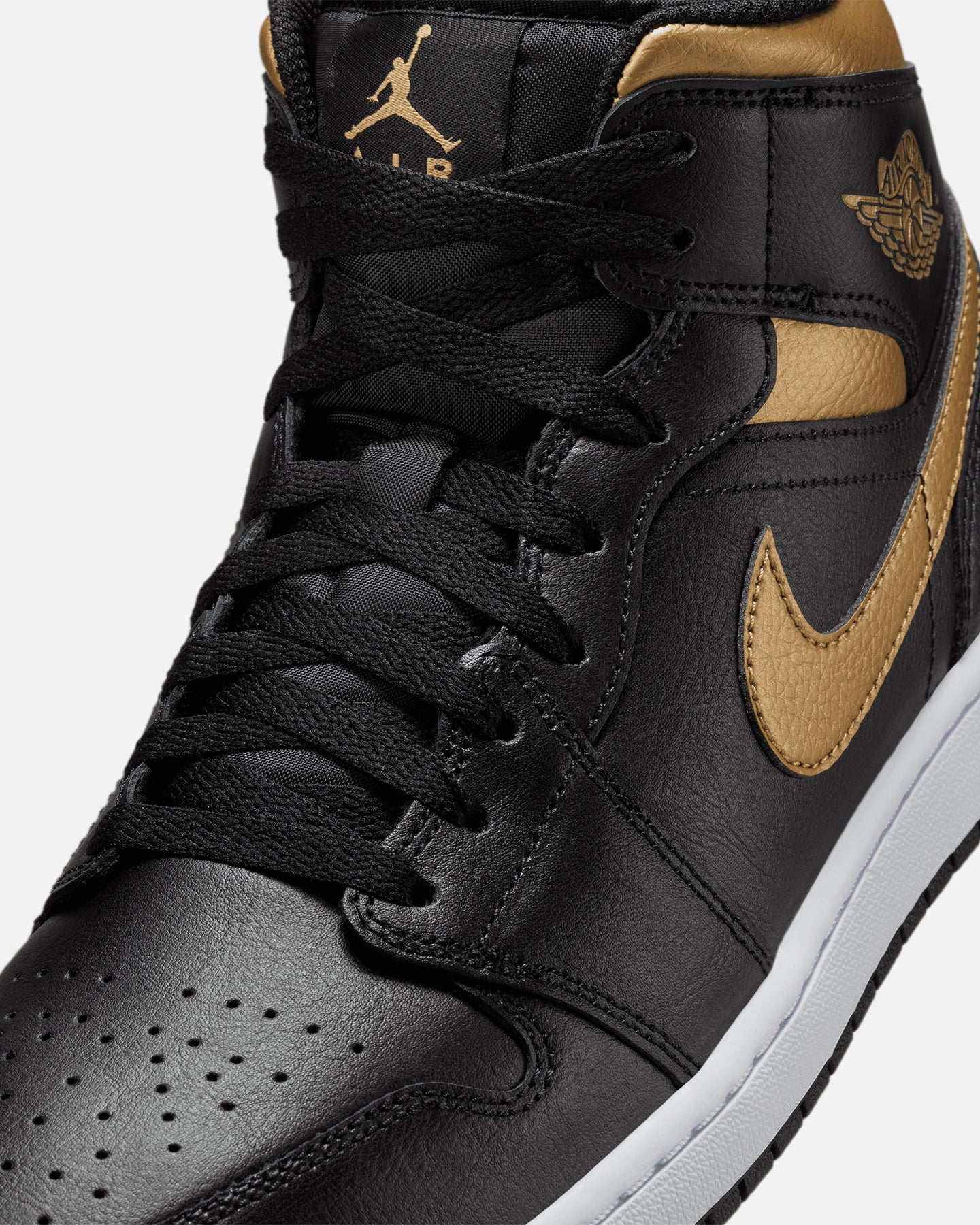 black and gold air jordans