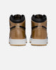 Jordan Kids' Air Jordan 1 High OG  (GS)"Metallic Gold" Black/Metallic