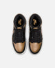 Jordan Kids' Air Jordan 1 High OG  (GS)"Metallic Gold" Black/Metallic