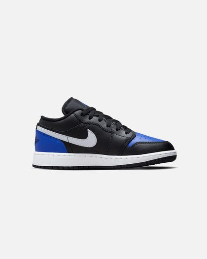 Jordan Kids' Air Jordan 1 Low (GS) Black/White-Game Royal