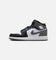 Jordan Kids' Air Jordan 1 Mid (GS) Black/Iron Grey