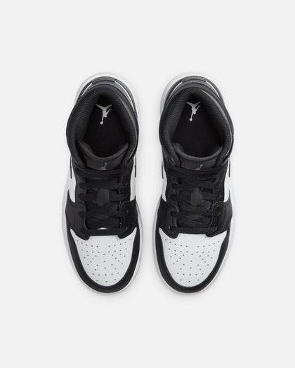 Jordan Kids' Air Jordan 1 Mid (GS) Black/Iron Grey