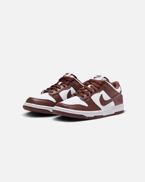 Nike Kids' Dunk Low (GS) White/Redwood-Gym Red