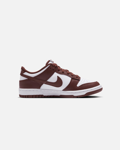 Nike Kids' Dunk Low (GS) White/Redwood-Gym Red