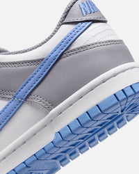 Nike Kids' Dunk Low (GS) White/Royal Pulse-Cement Grey