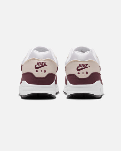 Nike Women's Air Max 1 White/Night Maroon-Phantom Black