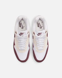 Nike Women's Air Max 1 White/Night Maroon-Phantom Black