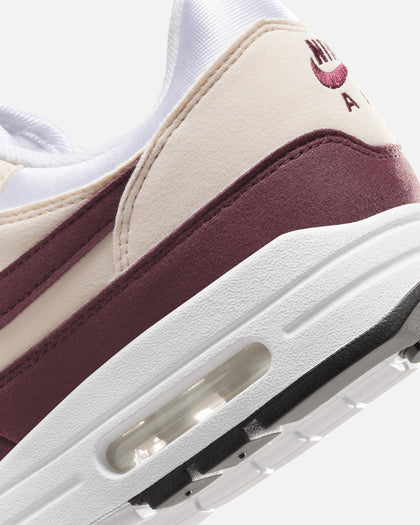 Nike Women's Air Max 1 White/Night Maroon-Phantom Black