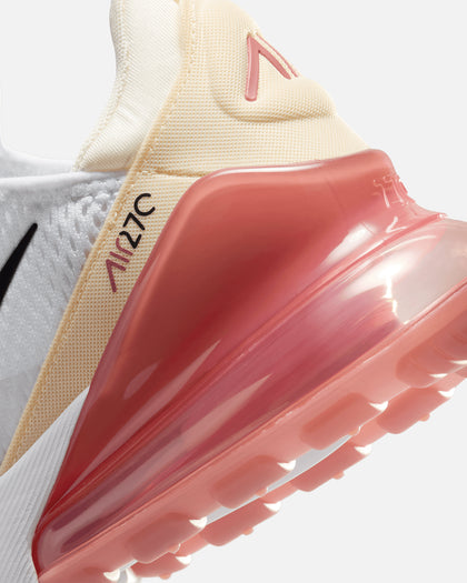 Nike Women's Air Max 270 White/Black- Pale Ivory