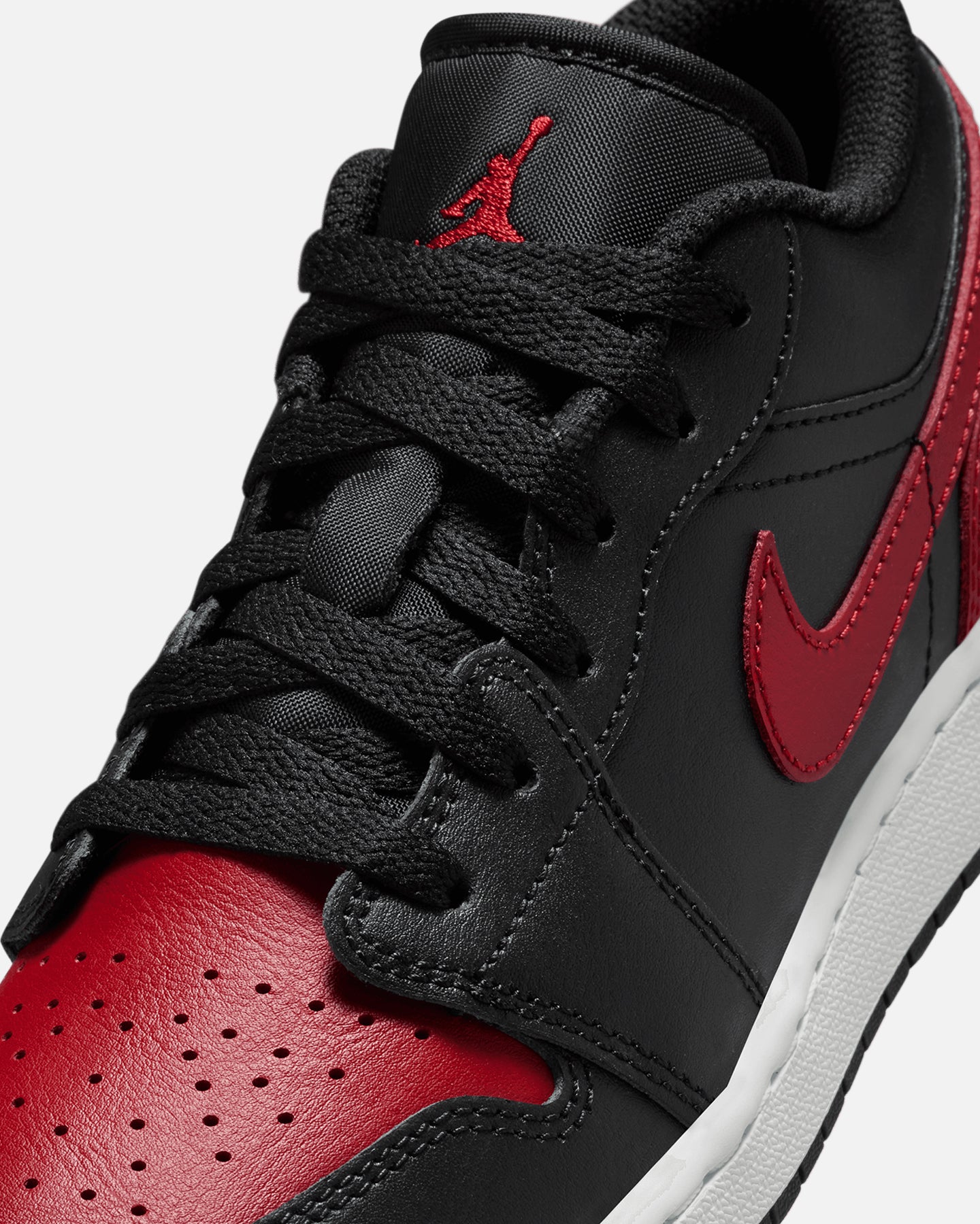 black and red jordans youth