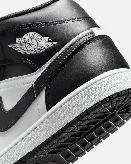 Jordan Air Jordan 1 Mid "Off Noir Toe"  Black/White