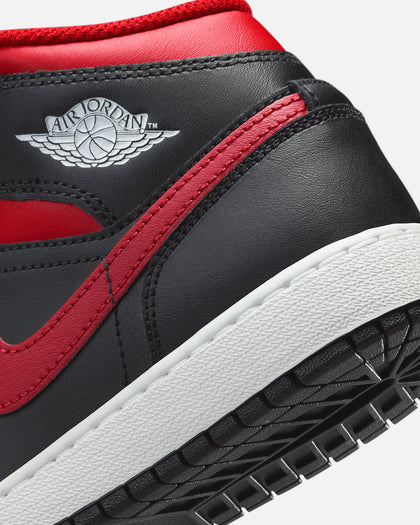 Jordan Kids' Air Jordan 1 Mid (GS) Black/Varsity Red