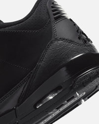 Jordan Kids' Air Jordan 3 Retro (GS) "Black Cat" Black/Charcoal