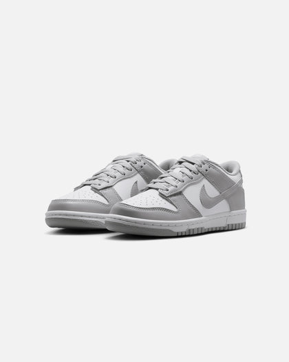 Nike Kids' Dunk Low (GS) White/Smoke Grey