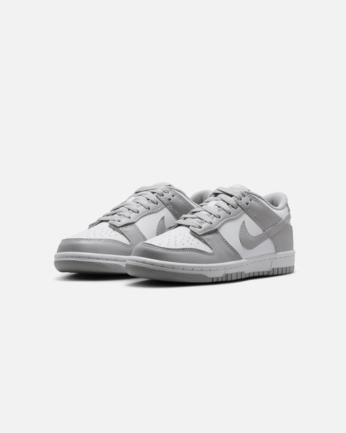 Nike Kids' Dunk Low (GS) White/Smoke Grey