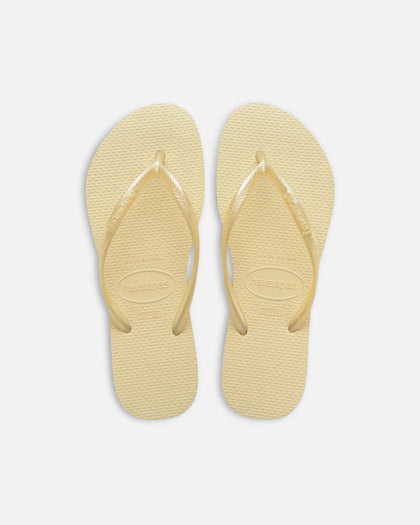 Havaianas Women's Slim Basic Thongs Butter