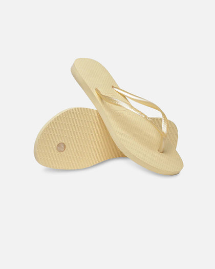 Havaianas Women's Slim Basic Thongs Butter