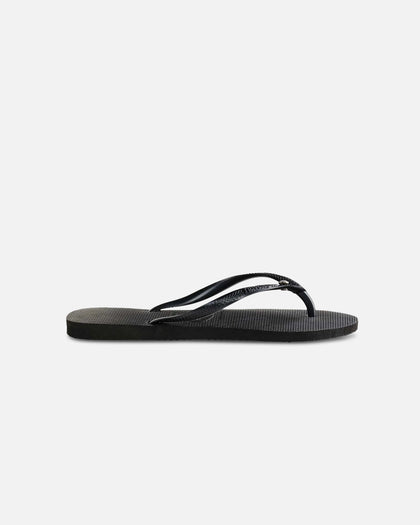 Havaianas Women's Slim Crystal Thongs Black