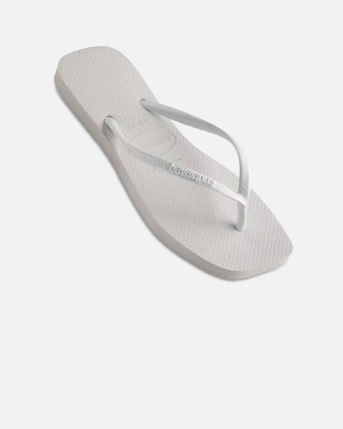 Havaianas Women's Slim Square Thongs White