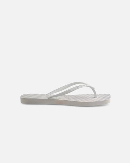 Havaianas Women's Slim Square Thongs White