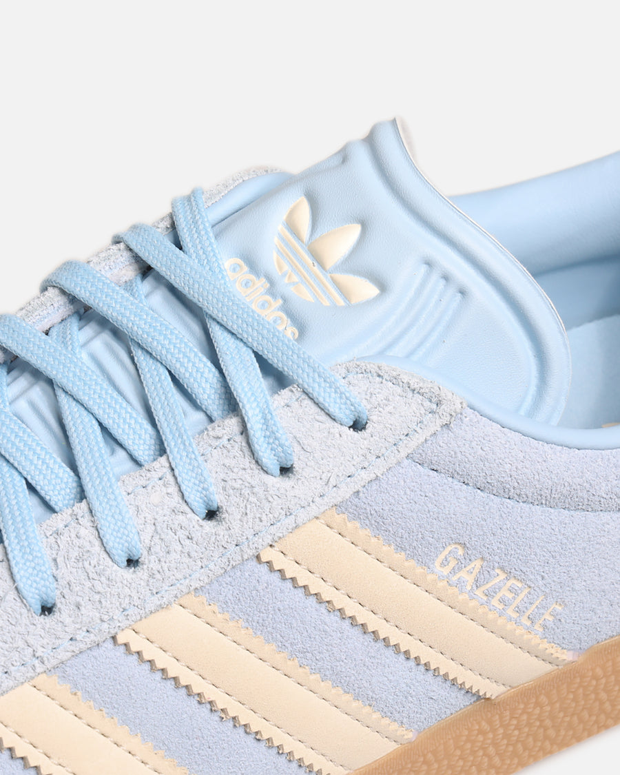 adidas gazelle silver green womens adidas Originals Gazelle Bold Clear Sky/Ftwr White/Gold Metallic Women's Shoes, Size: 9 main image 1