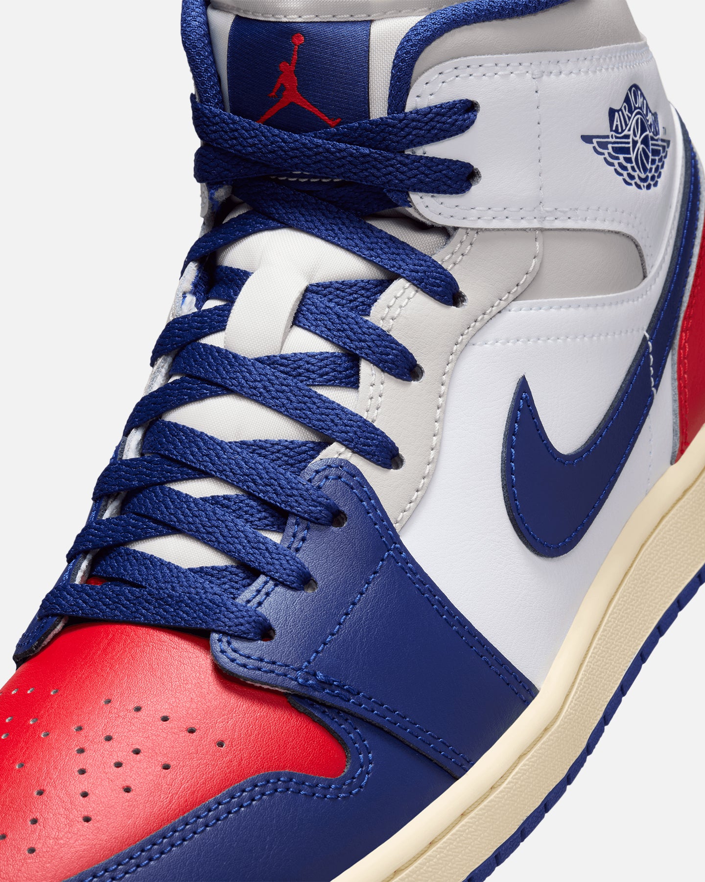 jordan 1's red white and blue