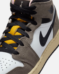 Jordan Kids' Air Jordan 1 Mid SE (GS) White/Grey