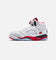 Nike Kids' Air Jordan 5 Retro OG "Fire Red" (GS) White/Fire Red