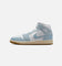 Jordan Women's Air Jordan 1 Mid SE "Denim" Blue/Gum