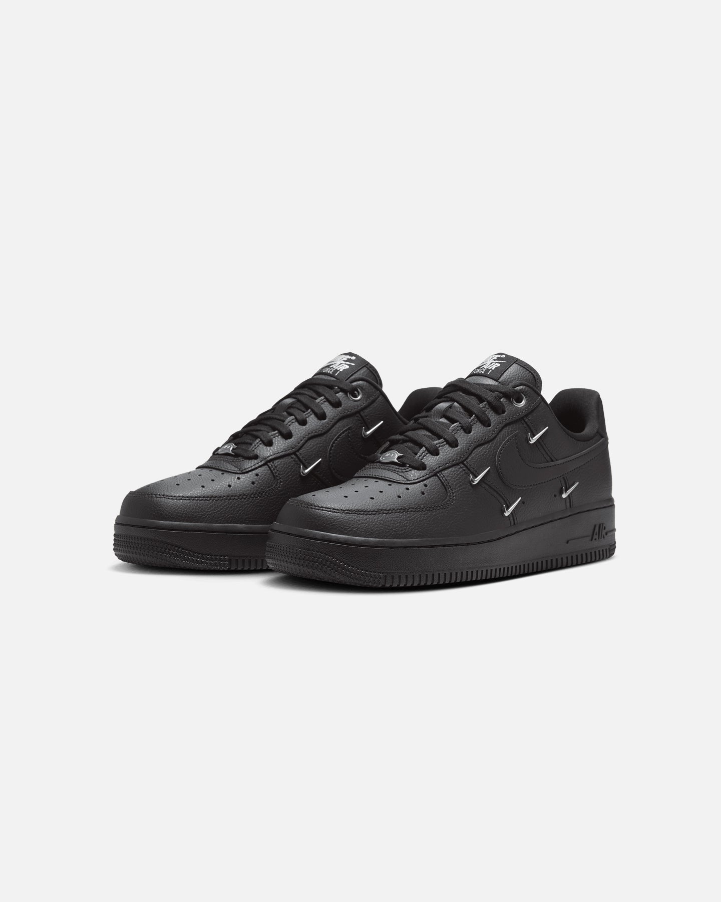 womens black nike air force ones
