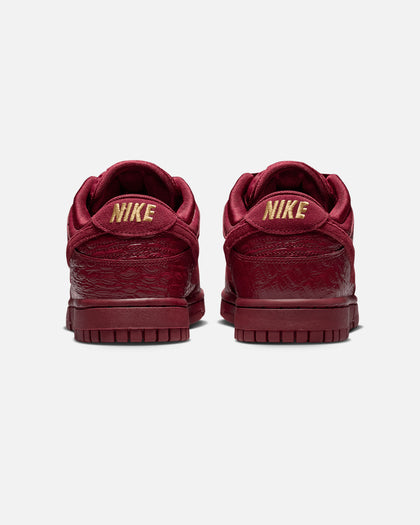 Nike Women's Dunk Low "Croc Skin" Team Red