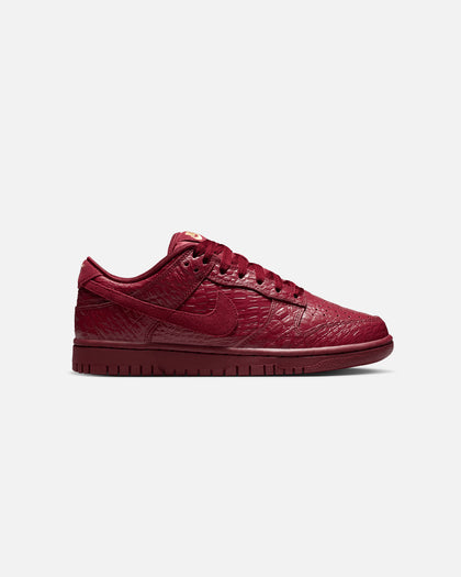 Nike Women's Dunk Low "Croc Skin" Team Red