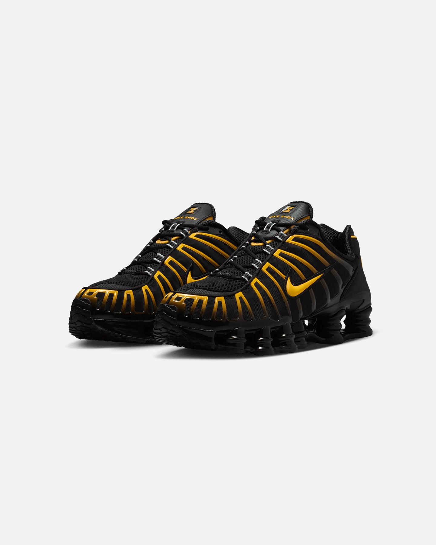 nike shox tl black and yellow