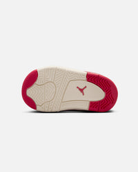 Jordan Kids' Air Jordan 4 Retro "Pale Ivory and Tough Red" (GS) Pale Ivory