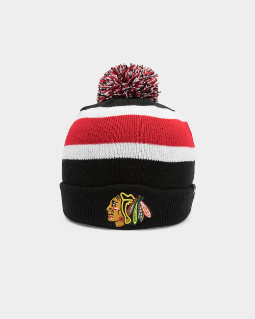 47 Brand Chicago Blackhawks Breakaway Cuff Knit Black