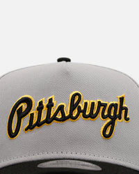 New Era Pittsburgh Pirates 'Away Greys' 9FORTY A-Frame Snapback Grey