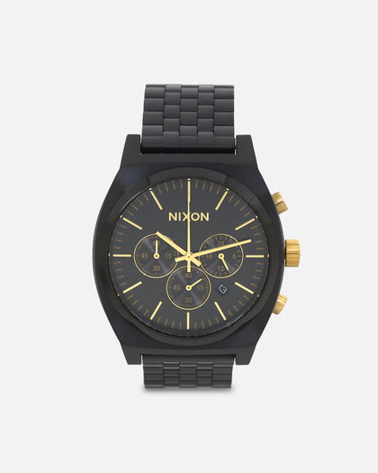 Nixon Time Teller Chrono Watch Black/Gold