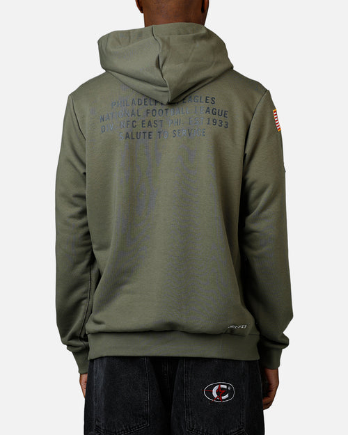 Nike Philadelphia Eagles Salute To Service Hoodie Olive