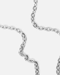 Saint Morta Pearl Square Pendant Chain White Gold