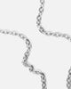 Saint Morta Pearl Square Pendant Chain White Gold