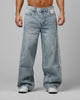 Loiter Track Star Denim Jeans Blue Wash